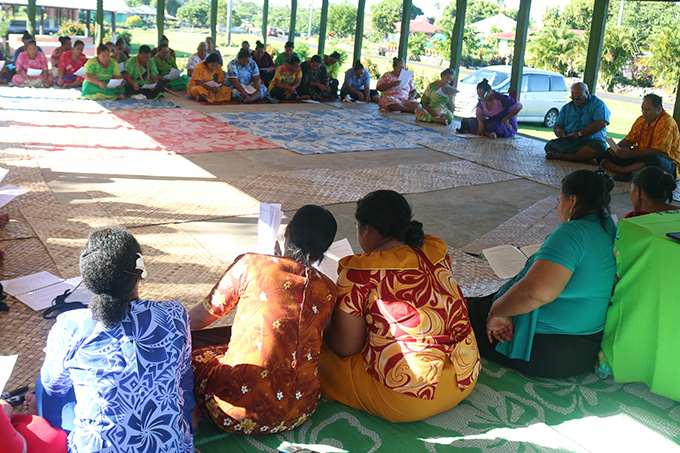 Village consultation by SEN in Samoa