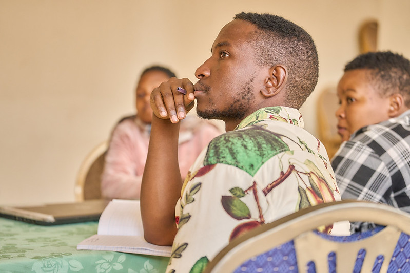 Members of Kuyenda Collective during a training in Mbeya, Tanzania.