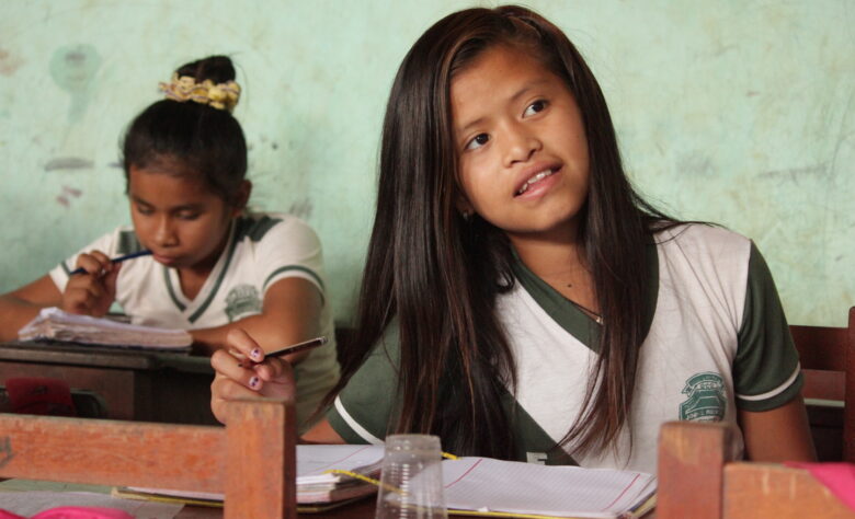 Girls in school