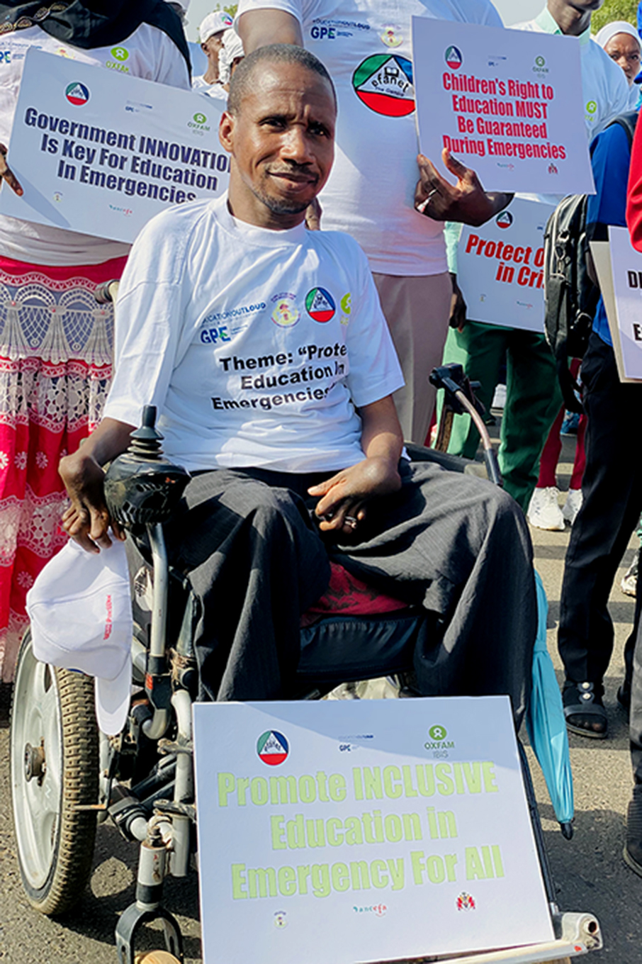 Participants à la formation régionale d'EFANet sur le renforcement des capacités pour les jeunes vulnérables, les filles et les personnes vivant avec un handicap, en Gambie. Photo Fatou Fatty, EFANet.