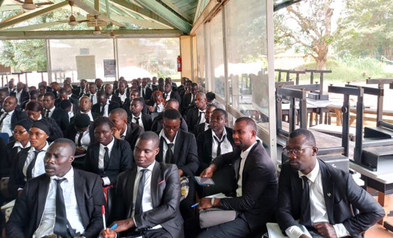 Student teachers learning about sensory ilnesses in Cote d'Ivoire photo national coalition of education