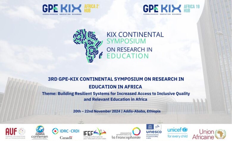 GPE-KIX Continental Symposium on Research in Education in Africa