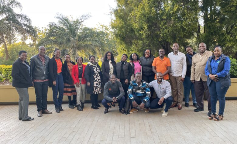 Zimbabwe EOL Grantees, HESA RMU and OXFAM Zimbabwe staff at the HESA RMU Learning & Reflection Meeting in June 2024