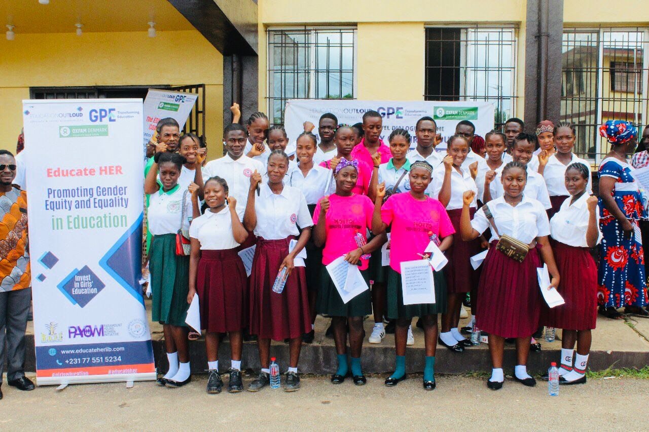 Girls and young women at the Bong County Dialogue