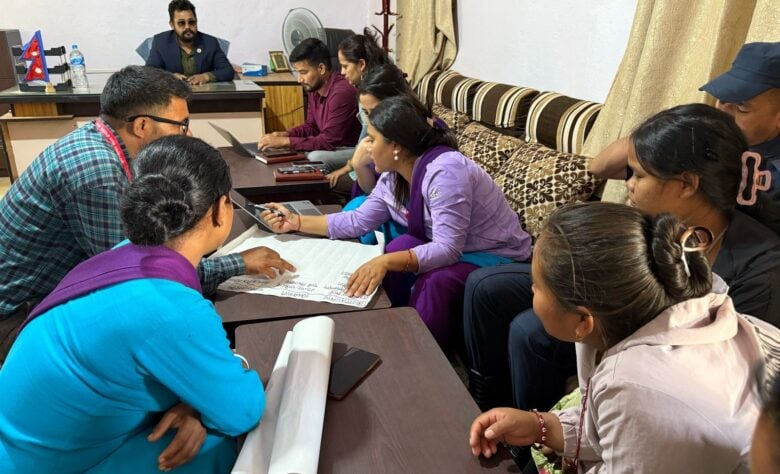 GIEN-members-of-Barahatal-Rural-Municipality-engaged-in-group-work-on-Local-Education-Plan-2.jpg